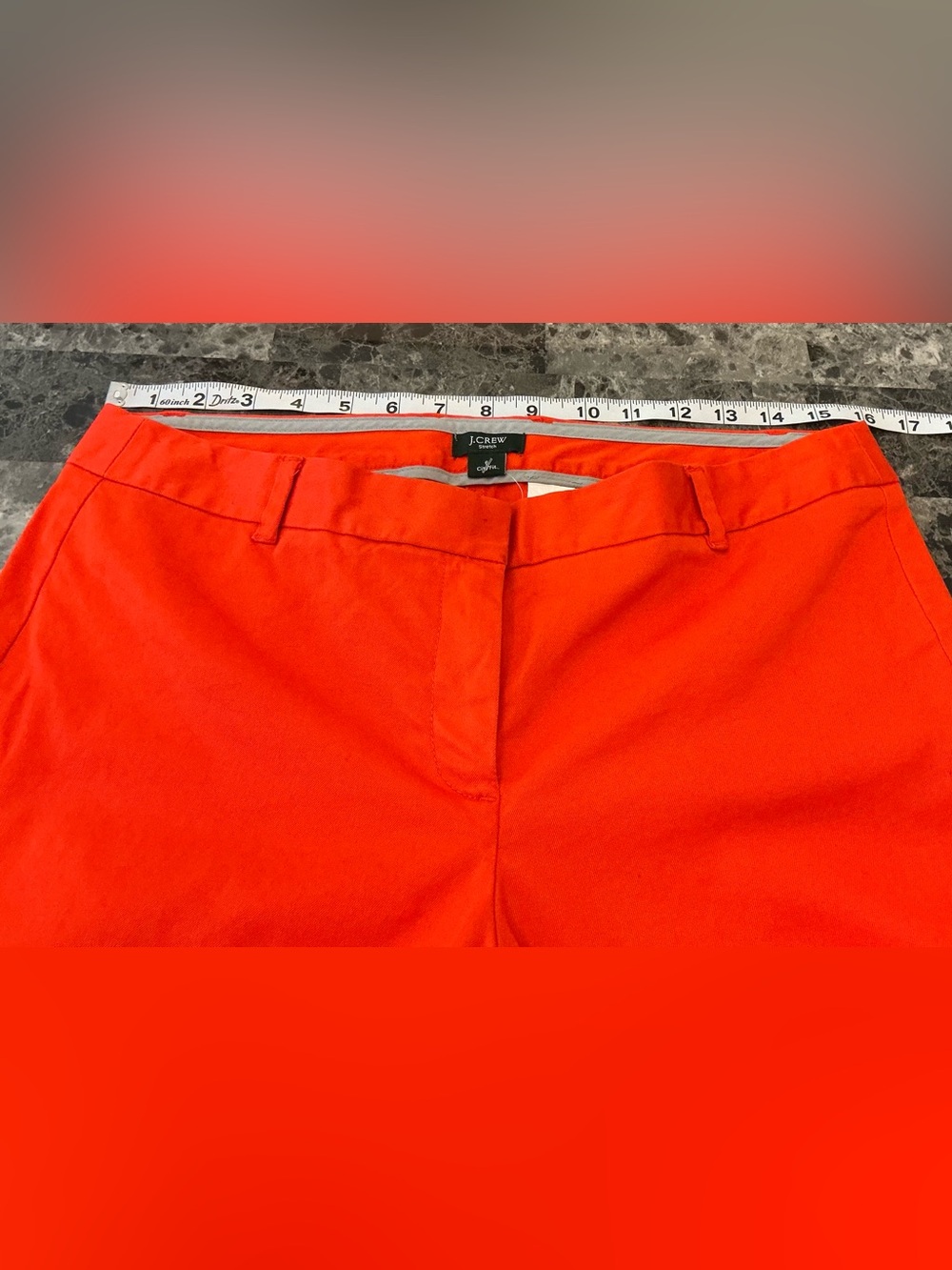 J.Crew Autumn Pop Low Rise Stretch Cropped Casual Everyday Pant Womans Size 6 - Picture 6 of 12